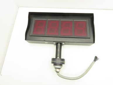 Wibond 4-Digit Counter Control Panel Meter 4" Red Led Display Screen ...