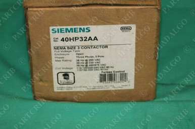 Siemens Magnetic Contactor 40HP32AA