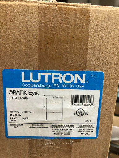 Lutron Grafik Eye Lut-Eli-3Ph - Industrial Lynx
