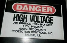 Protection Controls A06 Ignition Transformer 115V Primary 6000V ...