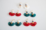 Ceramic Suede Earrings