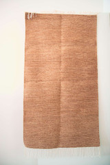 Wool Rug beige and browns 150cm x 80cm