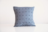 Premium handmade decorative cushion with for interior decoration and interior design. Cushion Cover gray and blue