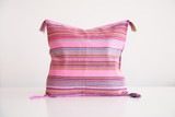 Premium handmade decorative cushion with for interior decoration and interior design. Cushion Cover colourful pink