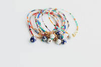 Beautiful and colourful handmade Mexican jewellery: Ceramic and heart bracelets