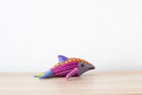 Wood hand carved Humpback whale Alebrije