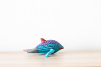 Wood hand carved Humpback whale Alebrije