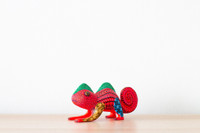 Hand carved wood Chameleon Alebrije