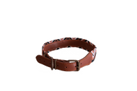 Handmade collar with colourful patterns woven by hand by artisans in Mexico. Handmade collar with colourful patterns woven by hand by artisans in Mexico. Your furry friend will love this beautiful and unique collar. Extra large dog collar brown