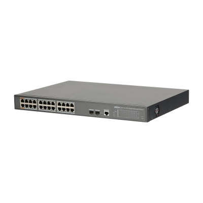 Dahua 24-Port PoE Gigabit Managed Switch PFS4226-24GT-360