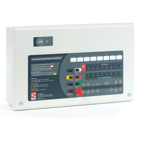 CFP Economy 4 Zone Conventional Fire Alarm Panel CFP704E-4