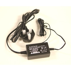 HAY-PSUINLINE1A  12v X 1amp Inline PSU C/W 3.6m Lead And UK Plug