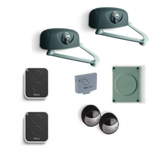 Nice HyppoKit 24Vdc articulated arm kit for swing gates up to 3m