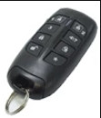 Risco Agility 3 2-Way wireless 8-button keyfob RW132KF2000A