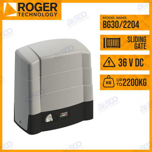 Roger Technology Brushless BG30/2204 Sliding Gate Motor - 2200kg