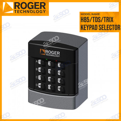 Roger Technology H85/TDS/TRIX Keypad Selector with 12 Digit Numbers, External