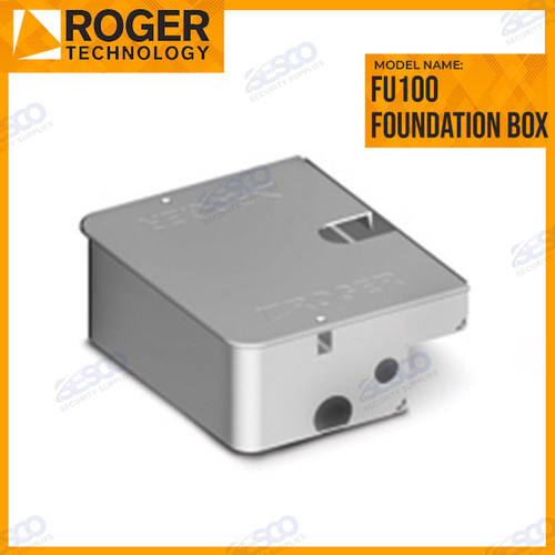 Roger Technology FU100 Cold Galvanised Foundation Box and Lid