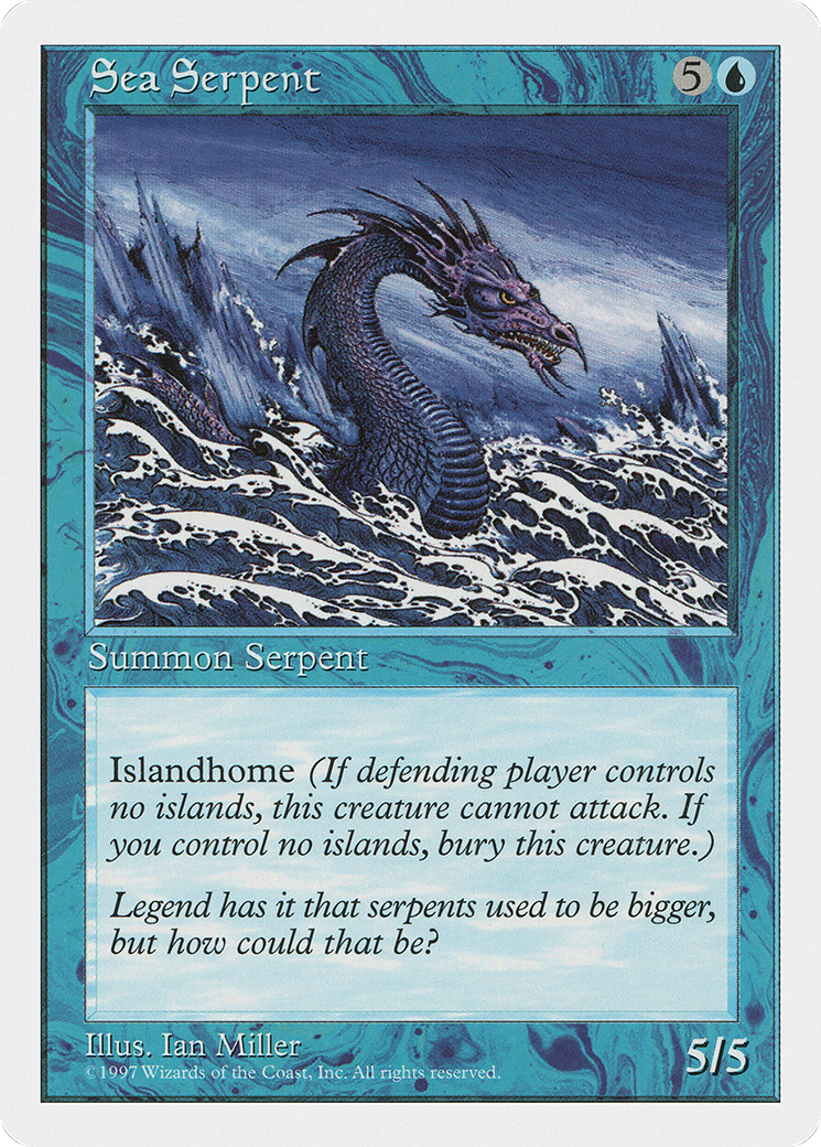 Sea Serpent (5ED-118) - Fifth Edition - Game Nerdz