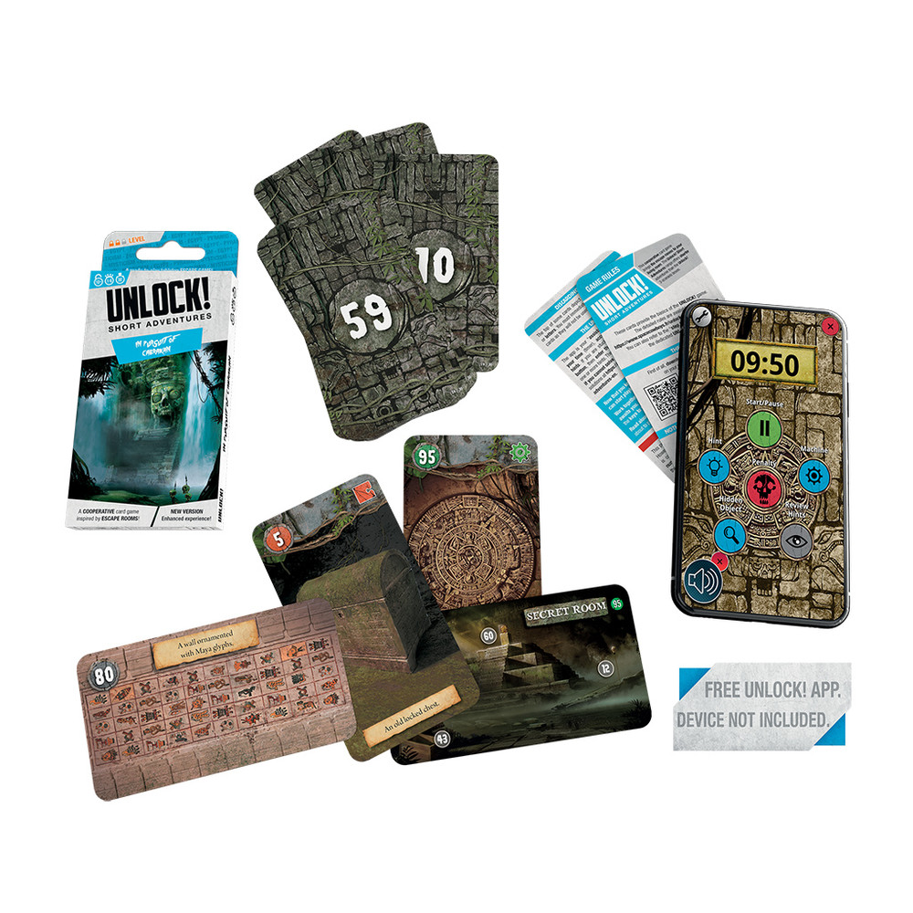 Unlock! Short Adventures – Kurze Escape-Game-Abenteuer Für Zu Hause | Kooperatives Kartenspiel Für 1–6 Spieler