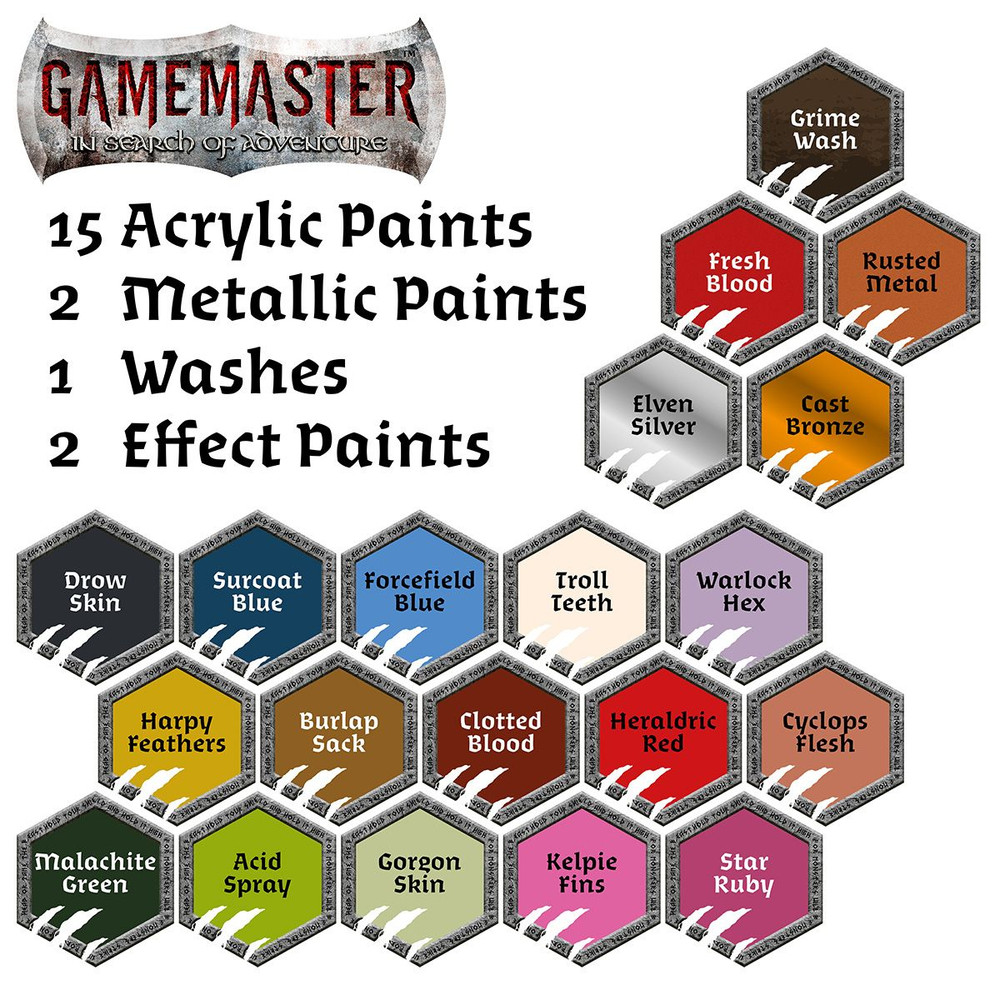 Gamemaster: Wandering Monsters Paint Set - Game Nerdz