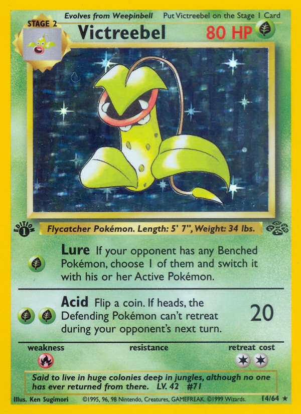 Victreebel 14/64 - Jungle Unlimited Holofoil - Game Nerdz