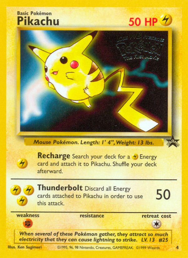pikachu pokemon card 50 hp Pokmon Card CollectableCardGame Basic Pokmon Pikachu 50 HP Valued Above 3000