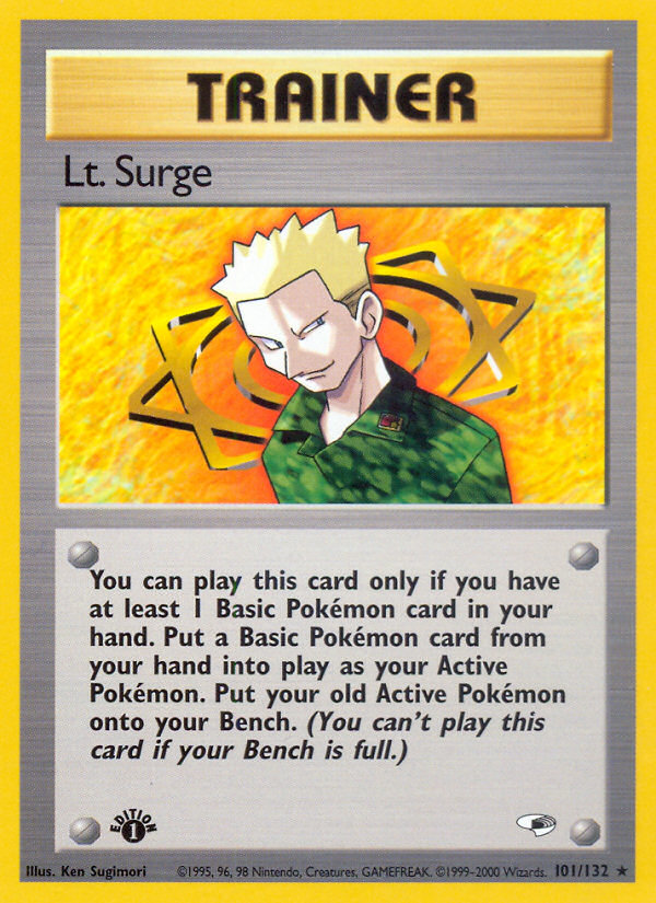 pokemon cards gym heroes Vermilion City Gym (120/132) [Gym Heroes Unlimited]