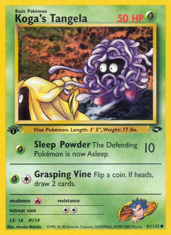 1995 tangela pokemon card value Erika's Tangela