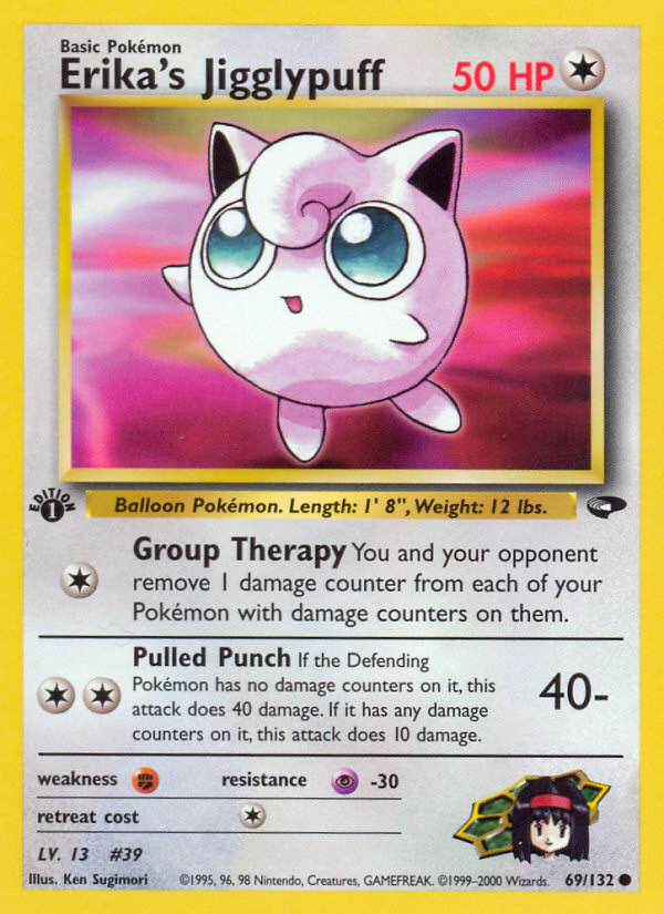 Erika's Jigglypuff 69/132 - Gym Challenge Unlimited - Game Nerdz