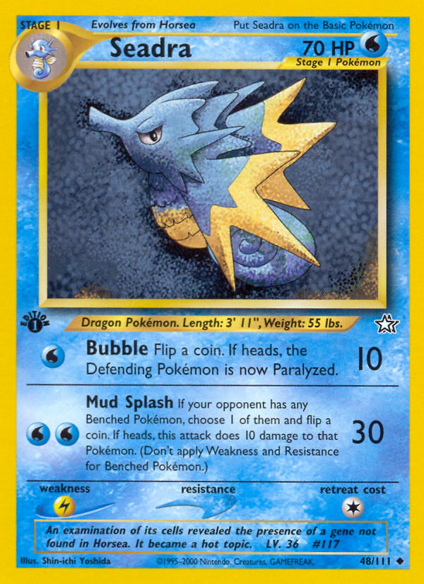 seadra pokemon card price - 117/165 - Pokemon 151 - Reverse Foil 9 Variety Seadra - Pokmon TCG Pocket