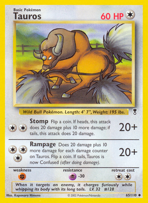 Tauros 65/110 - Legendary Collection - Game Nerdz