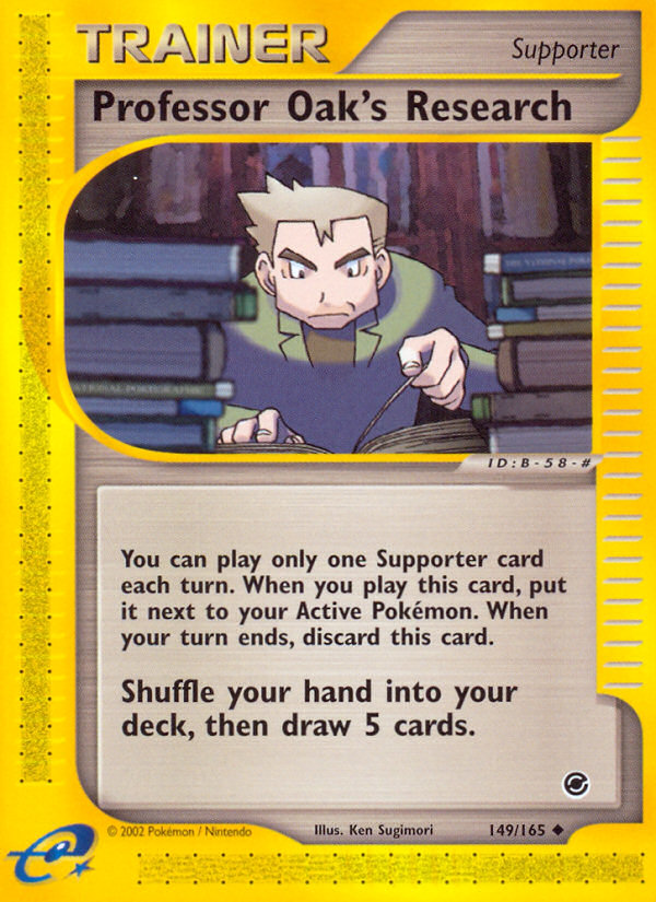 Professor Oak's Research 149/165 - Expedition Base Set - Game Nerdz