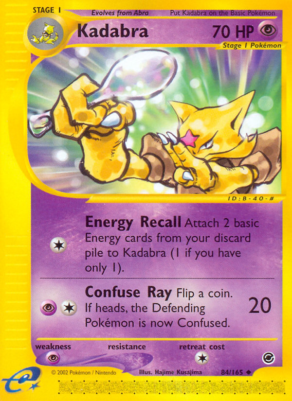 Kadabra 84/165 - Expedition Base Set - Game Nerdz