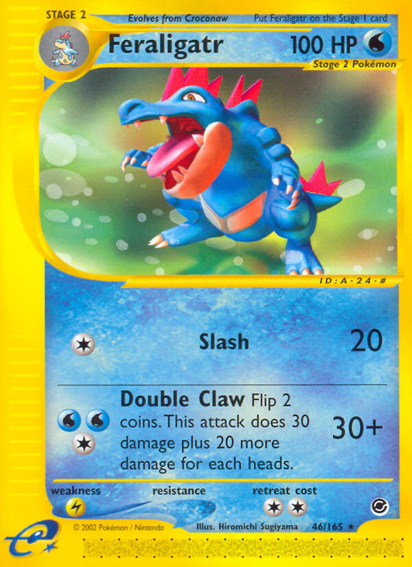 Feraligatr 46/165 - Expedition Base Set - Game Nerdz