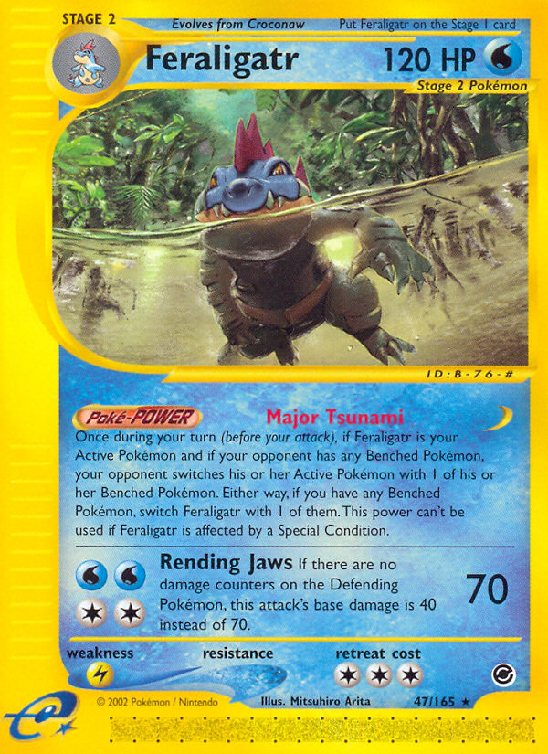 Feraligatr 47/165 - Expedition Base Set - Game Nerdz