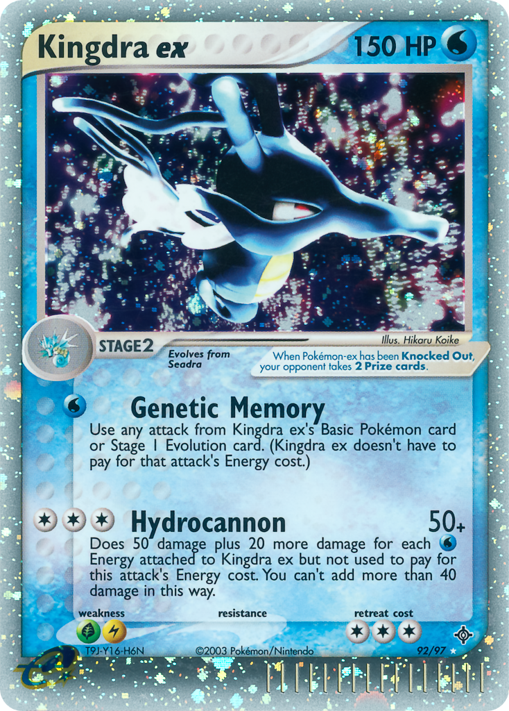 Kingdra ex 92/97 - Dragon Holofoil - Game Nerdz