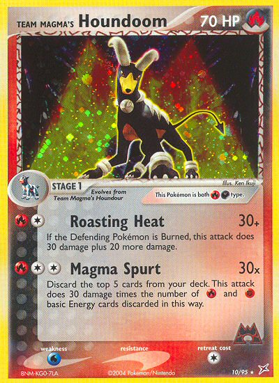 pokemon team magma cards Magma's Groudon EX #15 EXTENDED ART Raycardza search your deck for a Basic Pokemon that has Team Magma in its name Team Magma's Claydol | EX