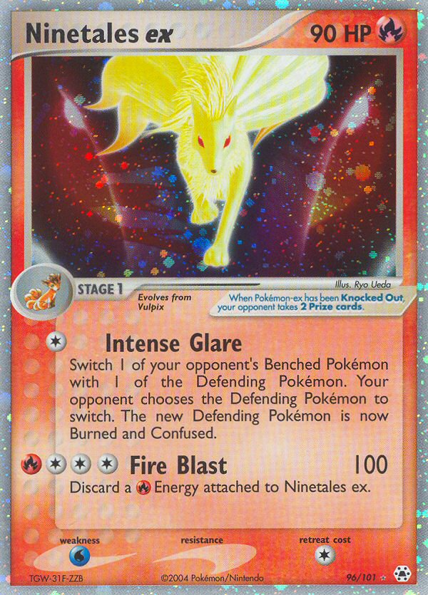 Ninetales ex 96/101 - Hidden Legends Holofoil - Game Nerdz