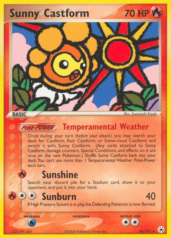 castform pokemon card price - Sunny Form 195/191 - Surging Sparks The item available is listed in the Title Sunny Castform 26/101 - Hidden