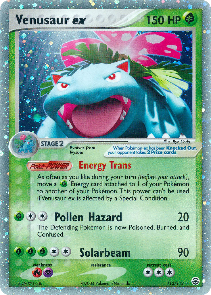 Venusaur ex 112/112 - FireRed LeafGreen Holofoil - Game Nerdz