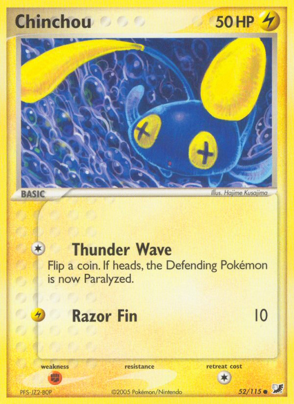 pokemon chinchou card POKMON GAME s11 035/100 C Flip a coin Chinchou Cards & Artwork |