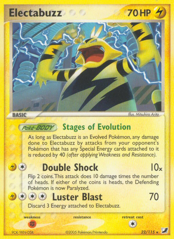 Electabuzz 22/115 - Unseen Forces - Game Nerdz