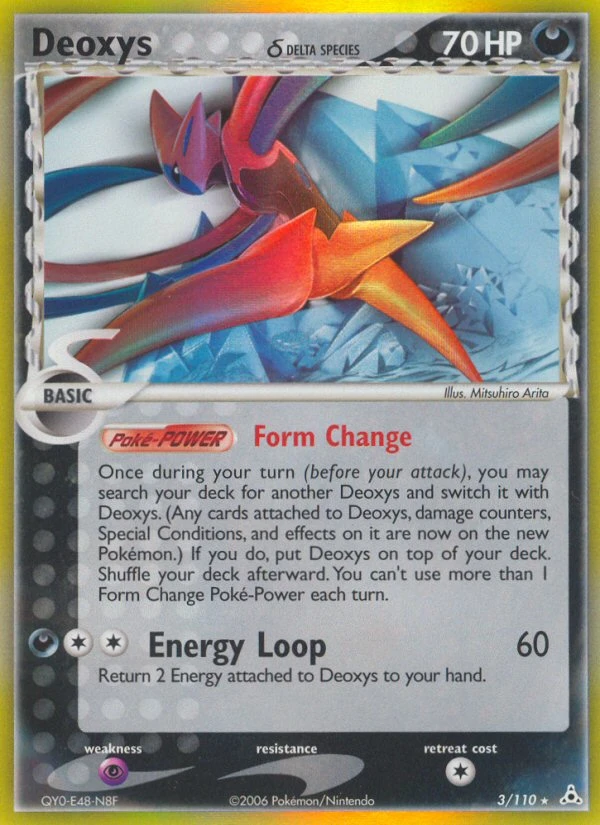Deoxys δ 3/110 - Holon Phantoms Reverse Holofoil - Game Nerdz