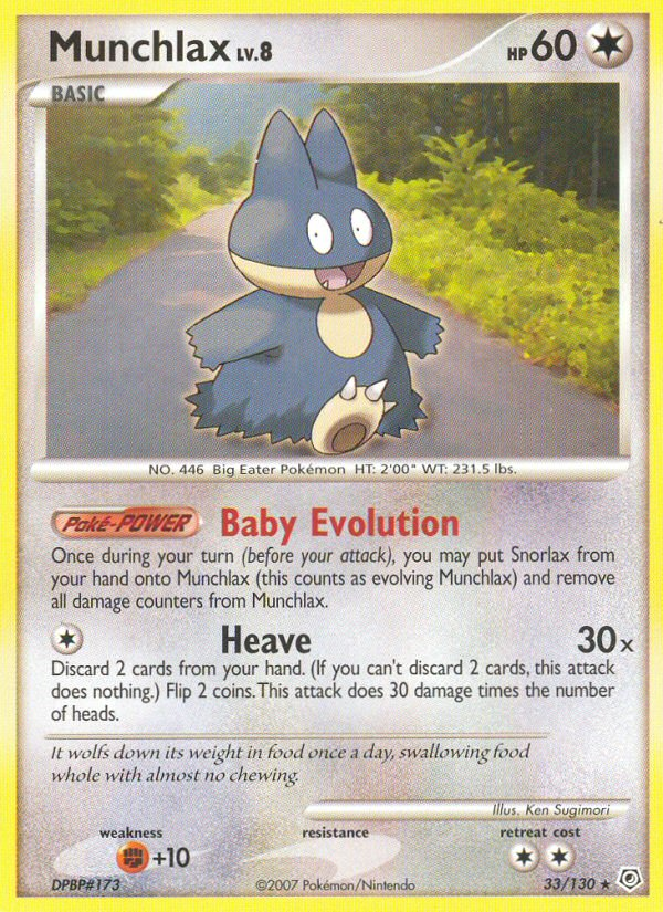 Munchlax 33/130 - Diamond Pearl - Game Nerdz