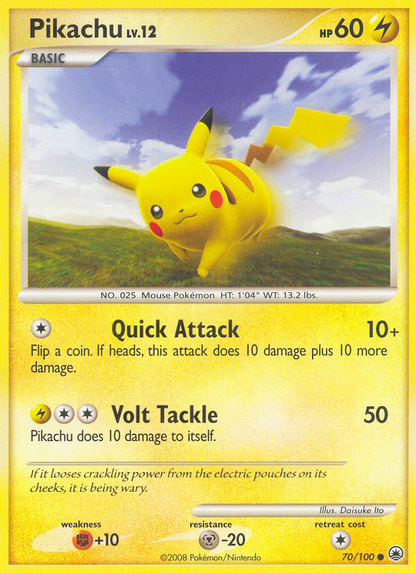 Pikachu 70/100 - Majestic Dawn - Game Nerdz