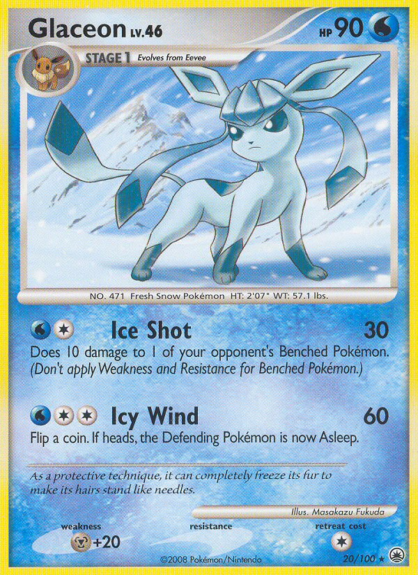 Glaceon 20/100 - Majestic Dawn - Game Nerdz