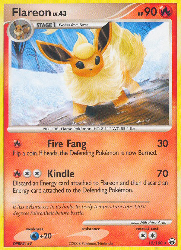 Flareon 19/100 - Majestic Dawn - Game Nerdz