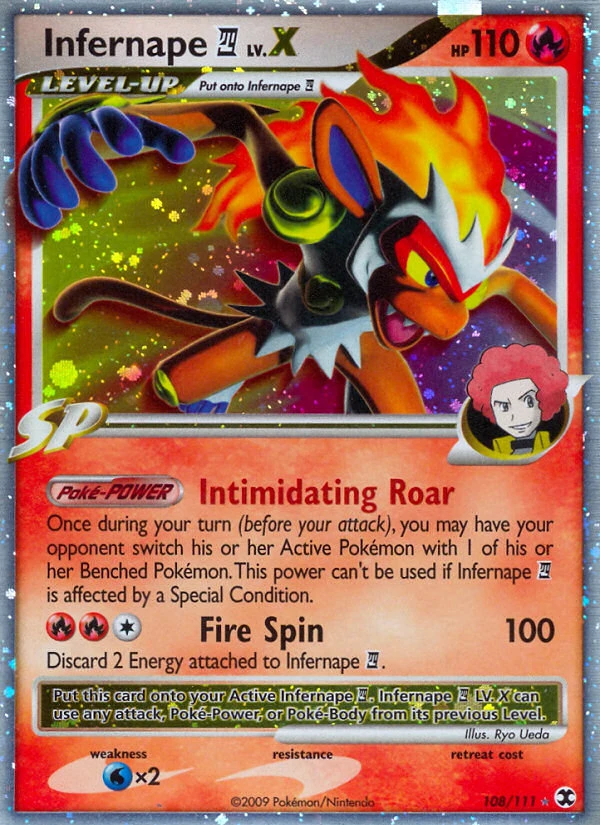 Infernape E4 LV.X 108/111 - Rising Rivals Holofoil - Game Nerdz