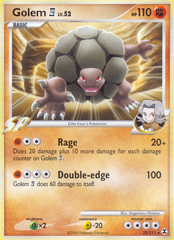 golem pokemon card value - Alolan Golem-GX - 113/111 Edge (160) This Pokmon also does 30 damage to itself. Golem E4 23/111 - Rising