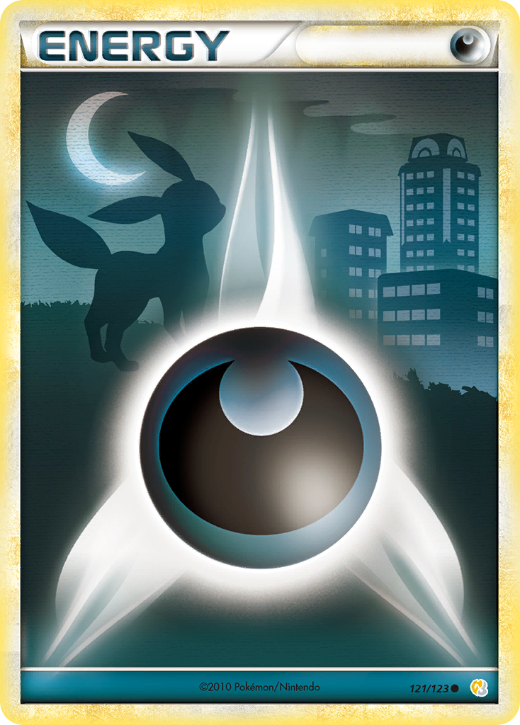heart gold soul silver pokemon cards HeartGold SoulSilver Blister Pack ART WORK MAY DIFFER FROM PICTURE Darkness Energy 121/123 - HeartGold